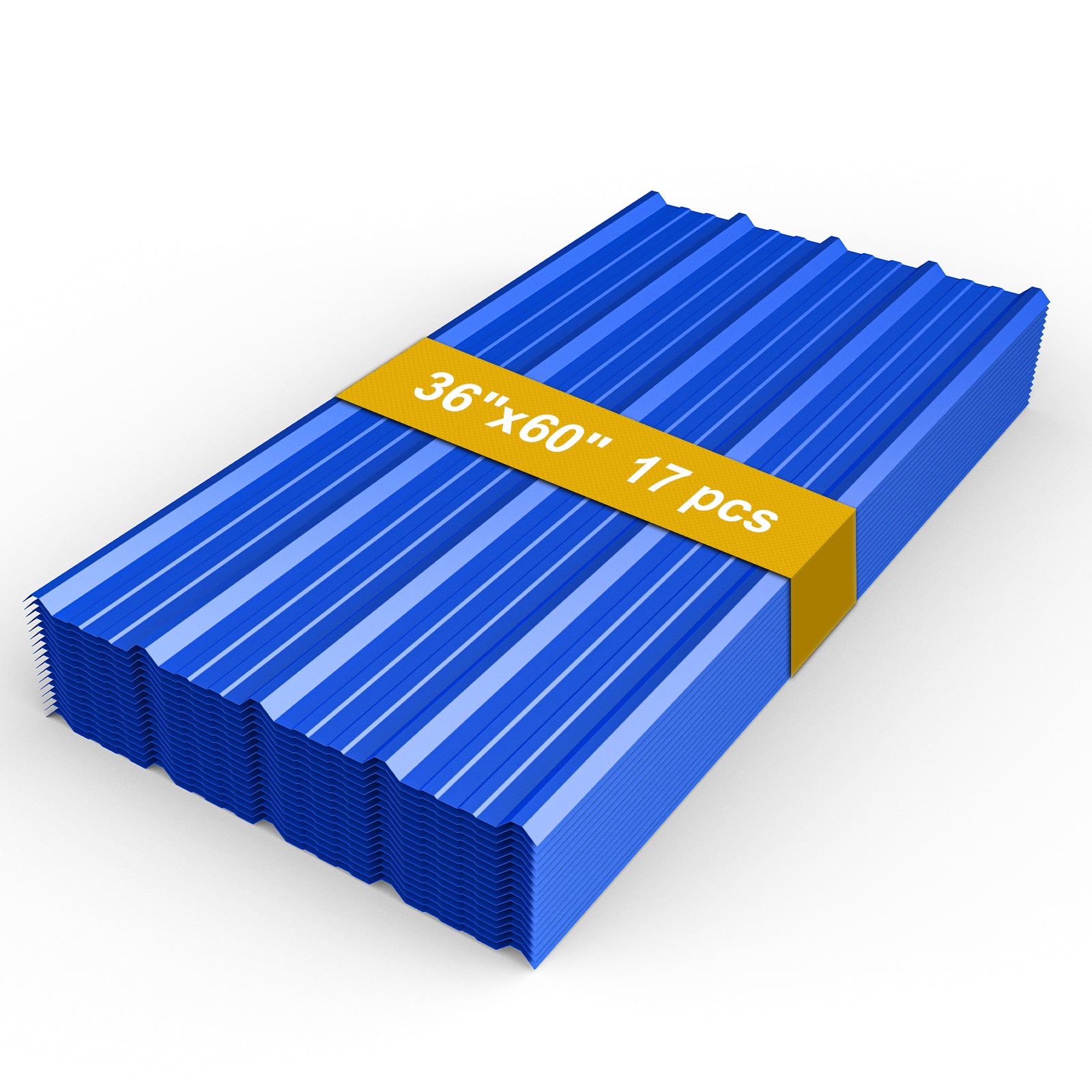 Ribbed Metal Roofing Panel(Blue)