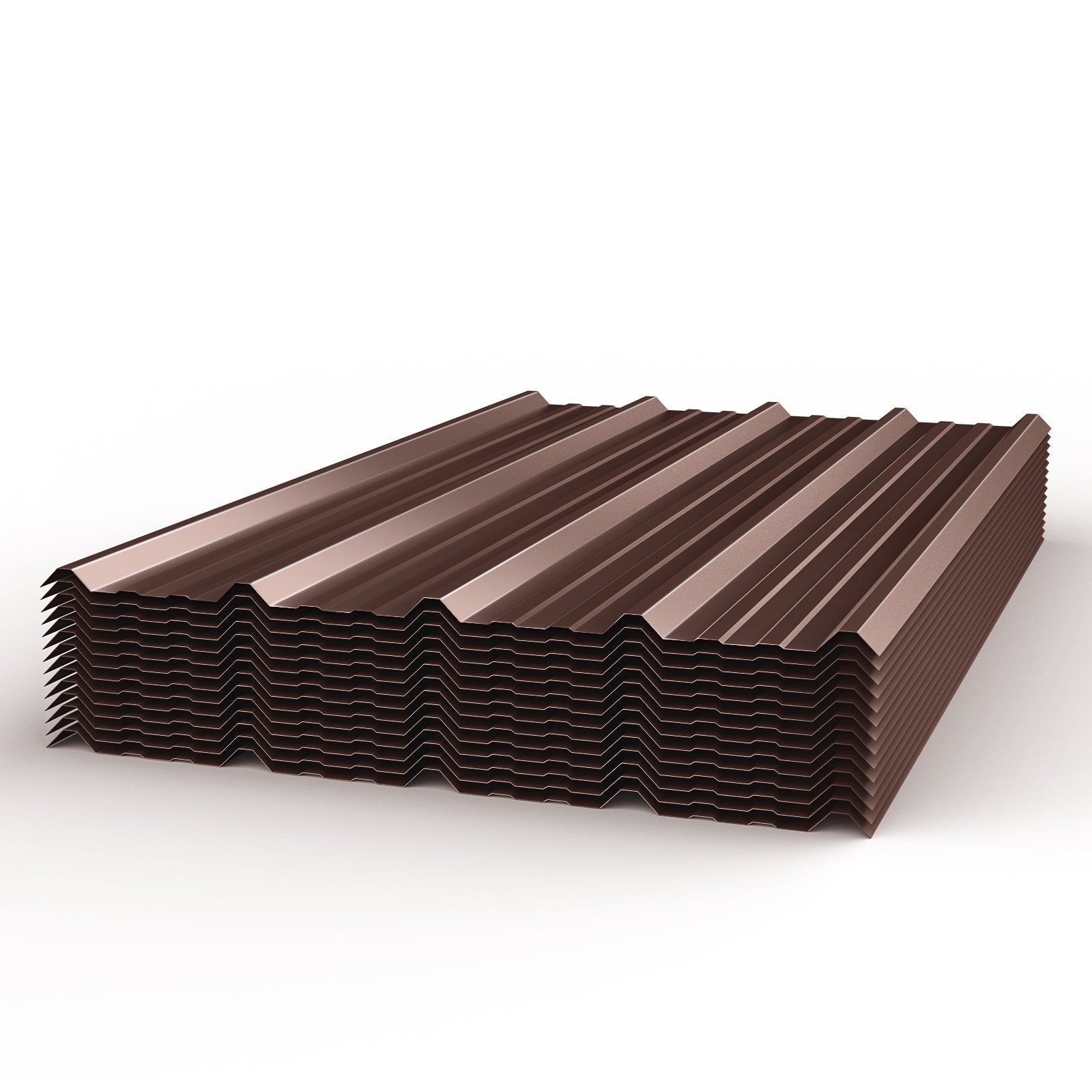 Ribbed Metal Roofing Panel(Browm)